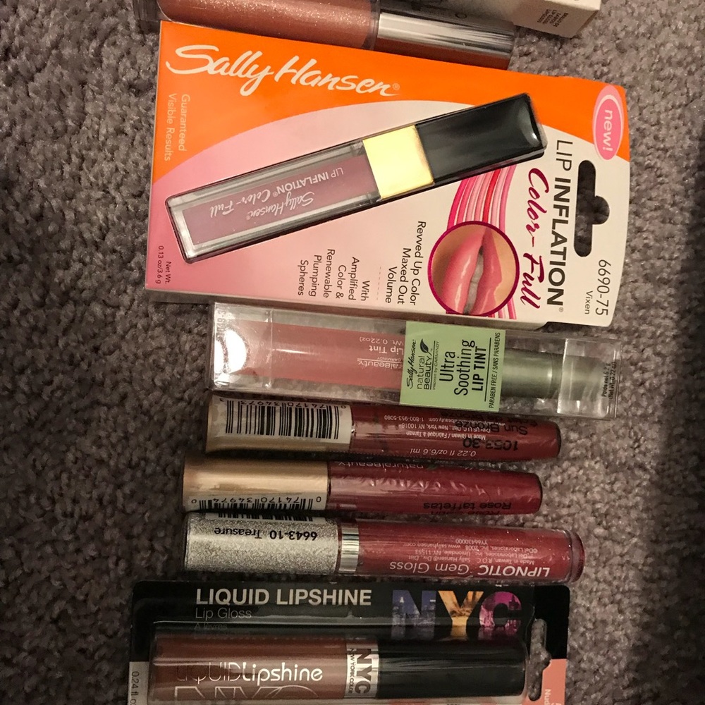 🆕Sally Hansen, NYX, Pacifica Lip Stick & Gloss - Picture 2 of 5